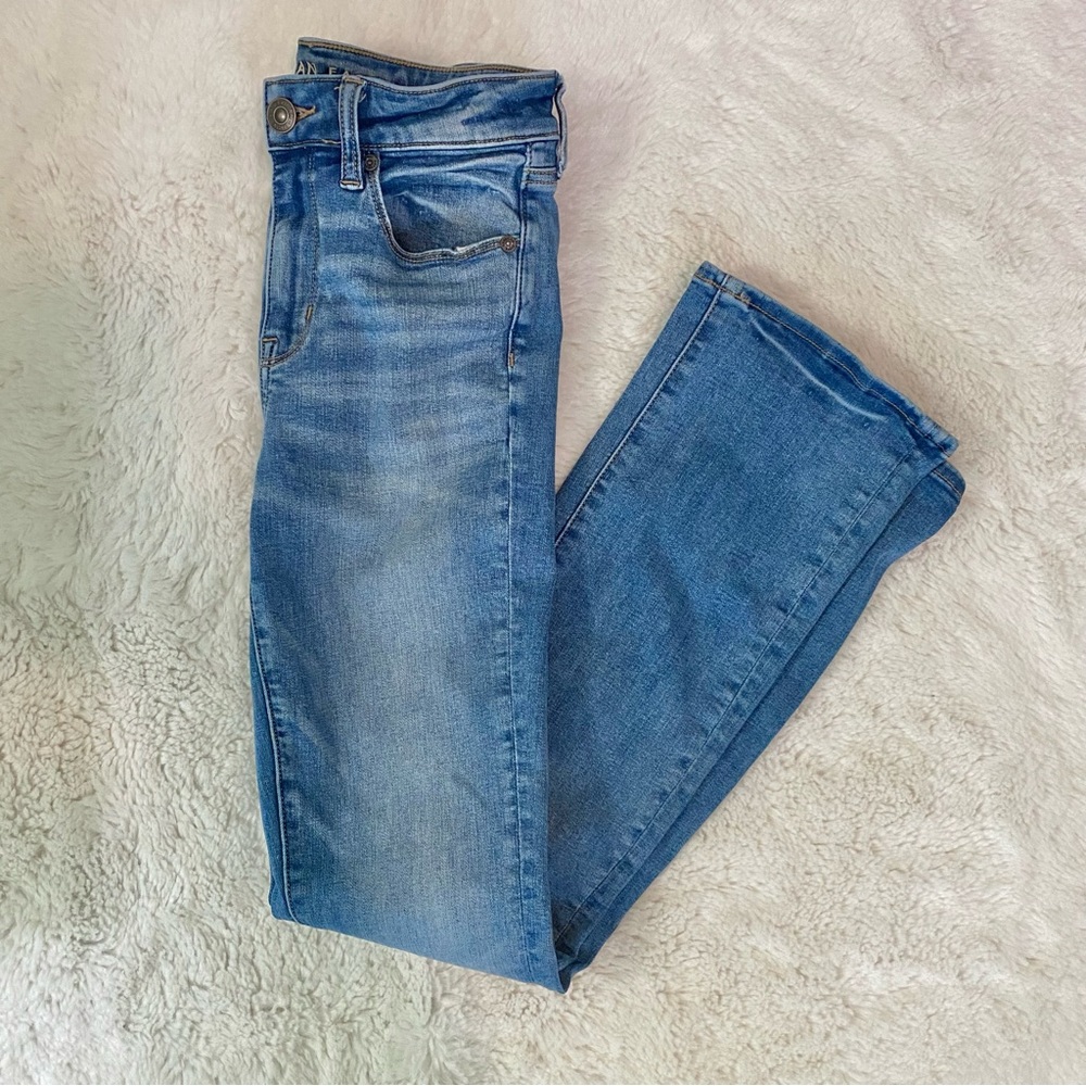 AE High Rise Skinny Kick Jeans